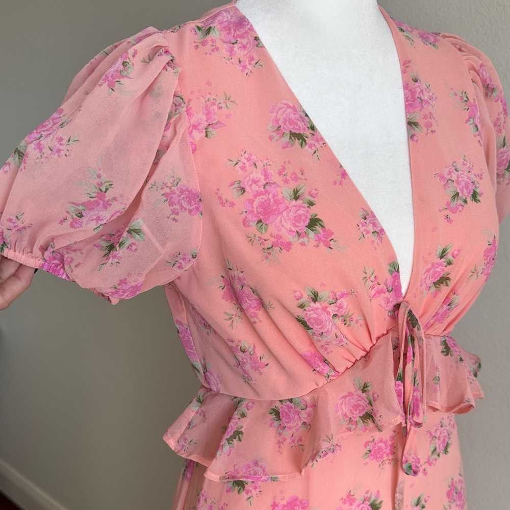LoveShackFancy for Target Pink Floral Dress - Picture 5 of 9